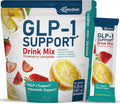 GLP-1 Support Drink Mix Powder for Women Men - Weight Loss Support Prebiotic Fiber Supplement - Daily Natural Drink Mix for Metabolism Reduce Bloating Fat Burn Gut Health Support