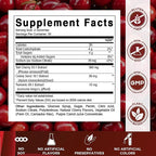 Vitamatic Tart Cherry (360 mg) with Celery Seed (30 mg) 10:1 Extract & Turmeric 20:1 Extract (10 mg) - (Per Serving/2 Gummies) - 60 Gummies (Pack of 2)