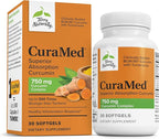 Terry Naturally CuraMed 750mg - Antioxidant Supplement for Brain & Heart Health Support - Dietary Supplement with High-Potency Curcumin Complex - Kidney, Liver & Immune Health Support - 30 Softgels