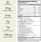 PlantFusion Complete Lean Plant Based Protein Powder - Prebiotic Fiber, Superfoods & Digestive Enzymes - Vegan, Gluten Free, Soy Free, Non-GMO - Chocolate Brownie 1 lb