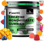 Creatine Monohydrate Gummies for Women,3000mg Creatine with Taurine and L-carnitine,Vegan Sugar-Free for Muscle Shaping and Growth,Creatine Gummies ForIdeal for Gym Women and Men,120 Count