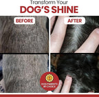 Omega for Dogs - 180 Delicious Soft Chews - Salmon Oil Treats for Skin and Coat, Itch Relief - Fish Oil Blend of Essential Fatty Acids, Omega 3, 6, and 9, and Vitamins - Smoked Bacon Flavor