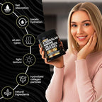 Collagen Peptides Powder for Women & Men 500g | Hydrolyzed Collagen Type I & III with Hyaluronic Acid & Vitamin C Supports Hair, Skin, Nails, Bones & Joints | Gluten-Free | Unflavored 500g