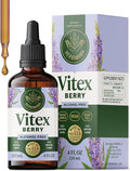 HERBAMAMA Vitex Chasteberry Supplement for Women - Natural Menopause Support* with Vitex Berry Tincture - Chaste Tree Berry Drops for Hormonal Balance & Cycle Support* - 84-Day Supply