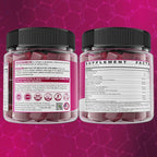 Organic Beet Root Gummies with L-Citrulline & L-Arginine, Nitric Oxide Supplements for Men and Women, Grape Seed, Pomegranate, Saffron for Circulation, Vâsculâr & Vitality, Vegan, Sugar Free, 120 Cts
