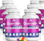 Quercetin Gummies by BioVitalica - Quercetin with Bromelain Vitamin C and Zinc & Elderberry + Vitamin D3-5 in 1 Immune Support - Zinc Quercetin 750 mg for Kids and Adult (6, Quercetin)