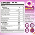 Multivitamin for Women 50 Plus Gummies, Vegan Omega 3, Methylfolate, Calcium, D3 K2, CoQ10, Daily Vitamin A C E, Methylated B12, Biotin, B Complex, Zinc - Bone, Energy, Longevity - Sugar Free, 60Count