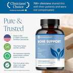 Calcium Supplement for Women & Men - Calcium Citrate & Hydroxyapatite + Vitamin D3 K2 Magnesium Zinc & More for Complete Bone Health, 180 Tablets