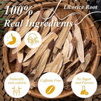 WT WEETEE Licorice Root Tea Bags 50 Count, Naturally Sweet & No Added Sugar, Caffeine-Free, Warm, Mellow, and Pure Herbal Tea