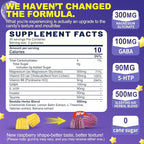 Nextdia Melatonin Free Sleep Gummies with Magnesium Glycinate, GABA, 5-HTP, L-Theanine, Valerian, Chamomile, Lemon Balm, Vitamin D3 & B6 - Hormone & Drug- Free, Non-Habit Forming,2 Pack