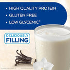 Atkins Creamy Vanilla Protein Shake, 15g Protein, Low Glycemic, 2g Net Carb, 1g Sugar, Keto Friendly, 12 Count (Pack of 2)