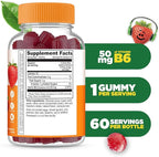 Lifeable Vitamin B6 Gummies for Kids | Great Tasting B6 Vitamins 50mg | Vegan Non-GMO Gluten Free | for Nerve Function Support | 60 Gummies