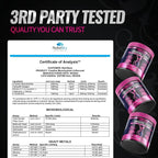 Creatine for Women – Supplement with Collagen & BCAA – Supports Muscle Development, Post-Workout Recovery, Skin Elasticity, Healthy Hair & Nail - (2 Pack x 30 Servings, Unflavored)