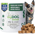 120 Chews Hip and Joint Supplement for Dogs - Glucosamine, Chondroitin & MSM,Dog Joint Supplement - Mobility, Flexibility & Cartilage Support - Bacon Flavor