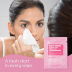 Air Jungles Makeup Remover Wipes Singles 25 Count (Pack of 3), Extra Large 6" x 8", Fragrance-Free, Removes Makeup and Oil, Ultra-Soft Cleansing Wipes, Alcohol Free