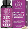 Hormone Balance for Women – PMS Support Supplement, Menopause & Perimenopause | Bloating Relief, Menstrual Cramp, Mood, PMDD | Chasteberry Supplements, Black Cohosh, Dong Quai | Vegan, Non-GMO, 60 Ct