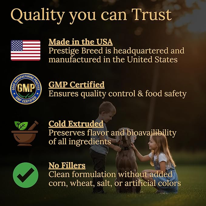 Weimaraner Multivitamins, 90 Count, Made in the USA with Real Bacon