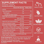 NIFEISHI Apple Cider Vinegar Gummies, (1000mg) Apple Cider Vinegar with Mother, (90Count) ACV Gummies w/Vitamin B6 & B12, Folic Acid, Vegan, Non-GMO, Gluten- & Gelatin-Free