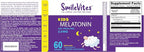 Children's Melatonin Gummies 2.5mg | 100% Drug-Free Sleep Aid | Non-Habit Forming | Supports Restful Sleep & Regular Sleep Cycle | Natural Ingredients | Berry Flavor | 60 Count