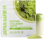Premium Matcha Collagen Latte | Made in Japan with Special Hydrolyzed Marine Collagen and Authentic Japanese Matcha | No Artificial Sweeteners