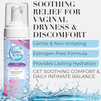 Vaginal Wash for Dryness Relief - pH Balanced Feminine Wash for Women, Alleviate Irritation & Discomfort, Fragrance-Free, Paraben-Free, Suitable for All Skin Types