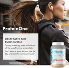 NutraOne ProteinOne Whey Protein Promote Recovery and Build Muscle with a Protein Shake Powder for Men & Women (Cookies & Cream, 5 LB)