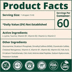 Hip & Joint Supplement for Dogs, Liquid Glucosamine Chondroitin for Dogs with MSM, Hyaluronic Acid & Collagen – Dog Joint Supplement for Mobility, Hip Support & Flexibility – Chicken Flavor, 60 mL