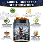 Calming Chews for Dogs 200ct, Dog Calming Chews - Anxiety and Stress Relief Treats Melatonin Bites Sleep Aid for Small/Medium/Large Dogs Calm Dog - Separation, Fireworks, Thunder, Barking - Chicken