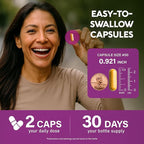 Menopause Supplements for Women - Dong Quai, Black Cohosh, Pre & Probiotics - Sweats & Hot Flashes Relief - Digestion, Sleep & Mood Support - 25-in-1 Perimenopause Complex - Made in USA - 60 Capsules