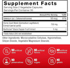 Force Factor Horny Goat Weed for Men, Natural Male Drive and Vitality Supplement with Natural Ingredients for Superior Absorption, Fundamental Series, 750mg, 60 Count (Pack of 2)