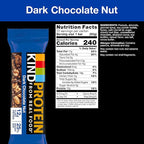 KIND Protein Bars, Dark Chocolate Nut, Healthy Snacks, Gluten Free, 12g Protein, 12 Count (Pack of 2)
