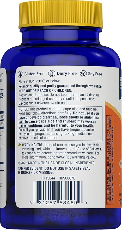 Renew Life Detox Cleanse More, Reduces Bloating and Restores Regularity, Overnight Constipation Relief, Soy, Dairy and gluten-free, 100 Capsules