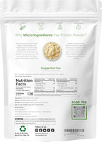 North America Grown, Organic Pea Protein Powder, 1KG (2.2 Pounds) | Plant-Based Vegan Protein, Meatless Protein Supplement, Natural Branched Chain Amino Acids | Non-GMO, Soy Free