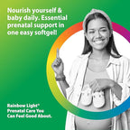 Rainbow Light Prenatal DHA Vitamins for Women | 60 Softgels | Omega 3 Fish Oil (DHA & EPA) | Supports Mom & Baby’s Health from Conception to Nursing