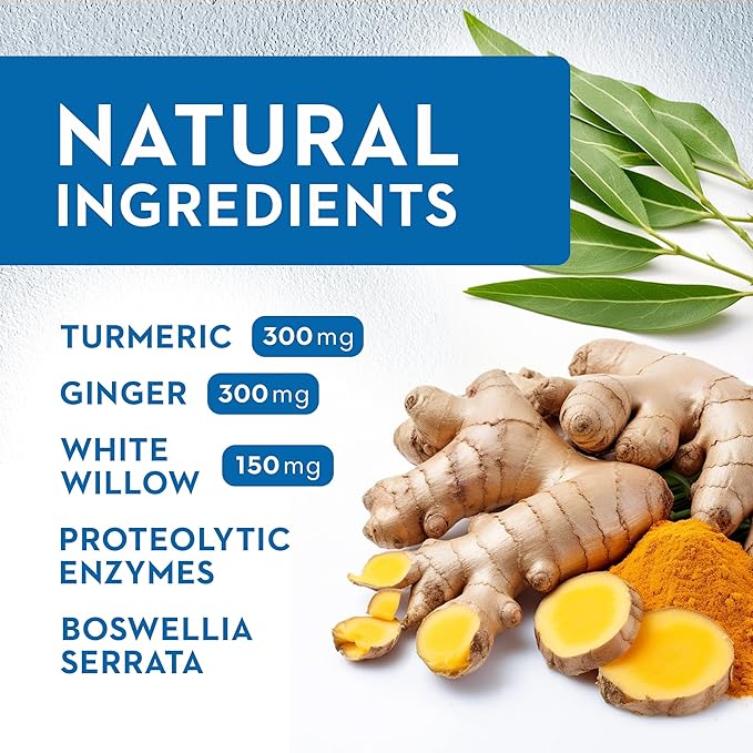 Vitaminerals® 121+ Inflamax® Plus | Quercetin | Proteolytic Enzymes | Ginger | Turmeric | Veggie caps