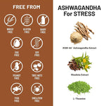 NatureWise Ashwagandha for Stress - With KSM-66 Extract, GABA, L-Theanine, Rhodiola Rosea - Herbal Mood & Sleep Support - Vegan, Non-GMO, Gluten-Free - 60 Capsules[1-Month Supply]