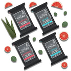 The Nobleman Cooling Face + Body Cleansing Wipes (120 Wipes) - 2 Packs Aloe & Eucalyptus + 2 Packs of Aloe & Grapefruit – Refreshing, Soothing, Non-Greasy, Skin Revitalizer