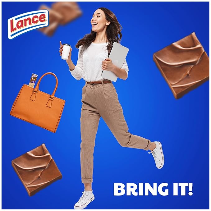 Lance Sandwich Cookies, Nekot Fudge, 10 Individually Wrapped Packs, 6 Sandwiches Each