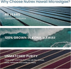 Nutrex Hawaii Pure Hawaiian Spirulina – Vegan Superfood, 500 mg Tablets, Farm Grown in Kona, Non-GMO, Immune Support & Cellular Energy, 200 Count