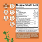Vegan Thyroid Support Gummies with Sea Moss - Thyroid Support Gummies for Comprehensive Support for Men and Women with Iodine Selenium and Other Potent Vitamins - Gelatin-Free Non-GMO - 90 Count