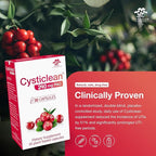 Cysticlean Cranberry PAC Supplement – 240 mg PAC, Sugar-Free – Urinary Tract Infection Support – Most Effective Cranberry Pills for Cystitis & Interstitial Cystitis Relief