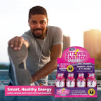 Vitamin Energy Mood+ Extra Strength Energy Shot Tropical Berry 4 Pack, 260mg Natural Caffeine, B-Vitamins, Rhodiola, Chamomile, Mood & Energy Support, Zero Sugar, Gluten-Free, Vegan, 1.93 fl oz