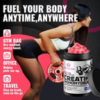 Natures Aid NSF Certified Creatine Gummy 5g - Creatine Monohydrate Gummies – Pre-Workout Energy & Muscle Growth Support for Men & Women | Peach Electrolyte Gummies (135 Count)