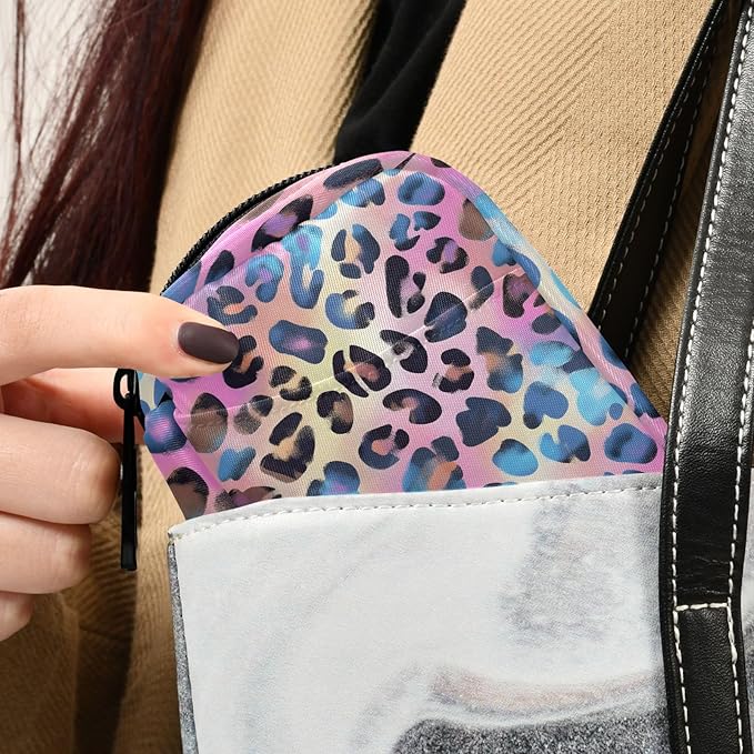 Leopard Weekly Medicine Pill Organizer Travel Pill Case Box Holder Container Small for Vitamin Supplement