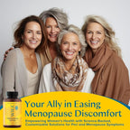 WILE Menopause and Perimenopause Supplements for Women with Ashwagandha - Menopausal Symptoms Relief for Stress, Hot Flashes, Night Sweats - Healthy Sleep & Hormone Balance Support, Vegan, 30 Servings