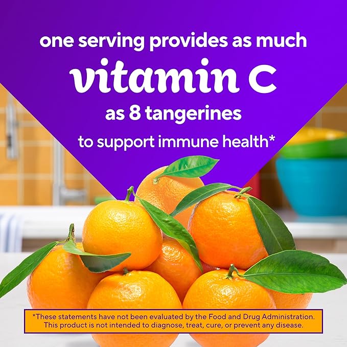 Vitafusion Sugar Free Power C Vitamin C Gummies,Daily Adult Vitamins for Immune System Support (1),Orange Flavor,90 Count (Pack of 2)