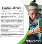 NaturesPlus GI Natural Probiotic Women - 30 Capsules - Digestive & Immune Support, Urinary Tract Health - Includes Cranberry - Gluten Free - 30 Servings