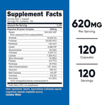 Nutricost Digestive Enzymes 620mg, 120 Capsules - Complete Digestive Enzyme Supplement