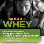 MFL Muscle Whey Protein l 28g of Protein l 8g BCAAs l Keto Friendly l Low Carbs l 5 lbs. (Chocolate Lava)