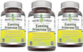 Amazing Formulas Evening Primrose Oil 1300mg, 10% GLA, Softgels Supplement | Hexane Free Cold Pressed Oil | Non-GMO | Gluten Free (120 Count | 3 Pack)